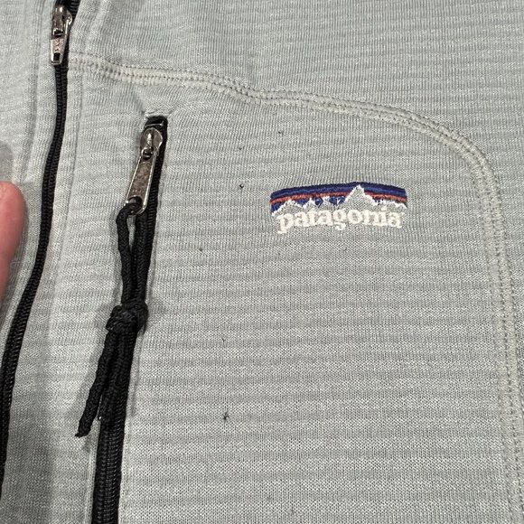 VTG Patagonia Regulator R1 Flash Pullover XL Grey USA Made Baselayer 40100 READ - Picture 8 of 12